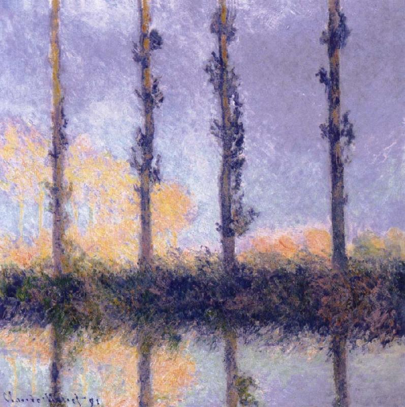 Claude Monet Four Trees